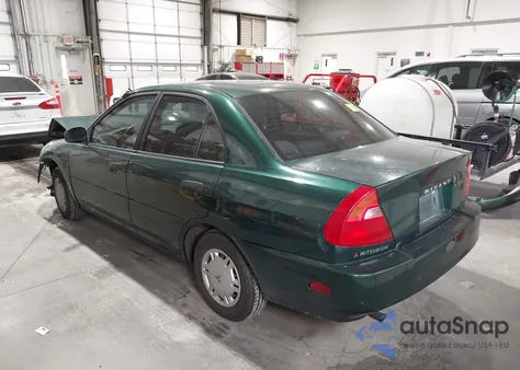 1999 Mitsubishi Mirage De из США, поврежденный, VIN JA3AY26A7XU005710